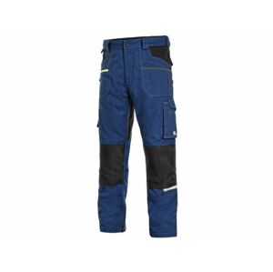 CXS STRETCH pánské Kalhoty pracovní do pasu tmavě modrá/černá 54